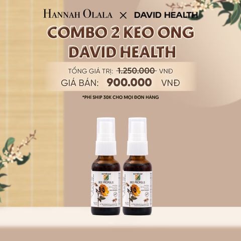  COMBO 2 KEO ONG BEE PROPOLIS 30ML DAVID HEALTH - A515 