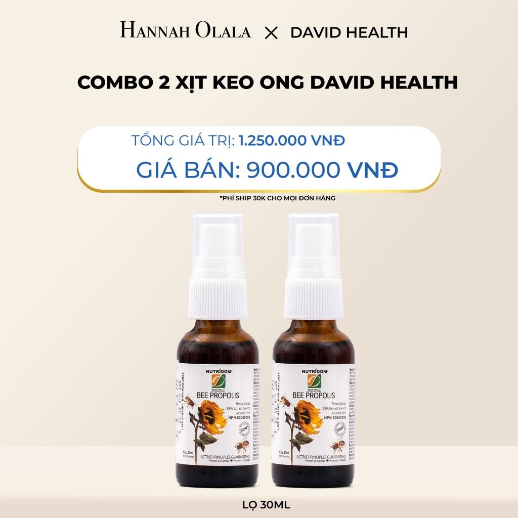  DEAL 8: COMBO 2 KEO ONG BEE PROPOLIS 30ML 