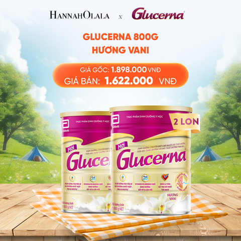  DEAL 2: 2 LON GLCUERNA DẠNG BỘT HƯƠNG VANI 800G 
