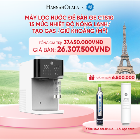  MÁY LỌC NƯỚC NÓNG LẠNH SPARKLING GE CTS10 - DEAL 2 - B24 