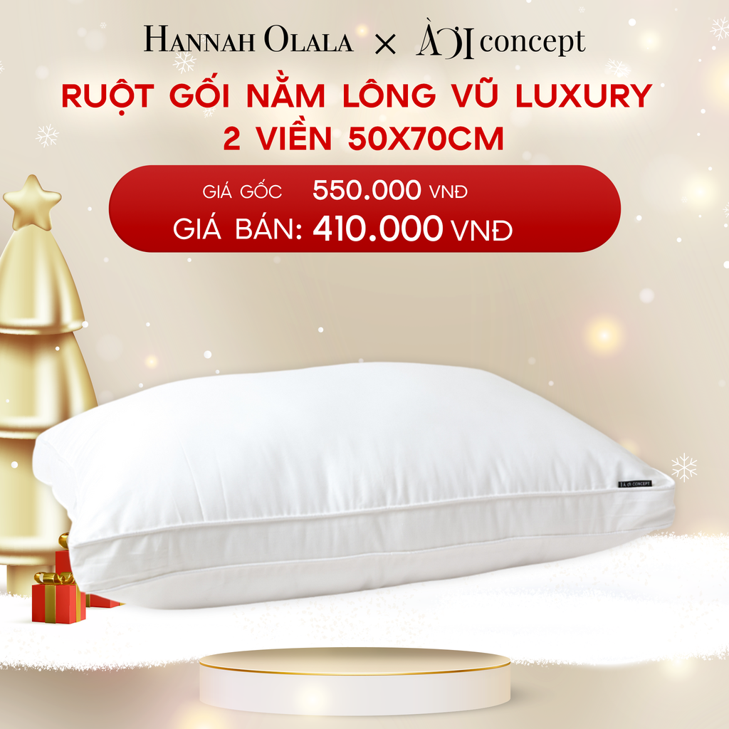  DEAL 2: RUỘT GỐI NẰM LÔNG VŨ LUXURY 2 VIỀN 