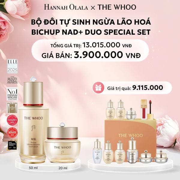  DEAL 2 [BACKUP]: [PHIÊN BẢN ĐẶC BIỆT] BỘ ĐÔI TỰ SINH NGỪA LÃO HOÁ THE WHOO BICHUP NAD+ DUO SPECIAL SET 