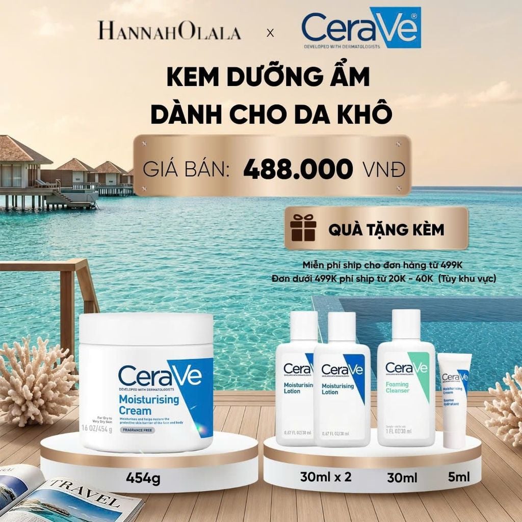  DEAL 7 KEM DƯỠNG ẨM DÀNH CHO DA KHÔ MOISTURIZING CREAM 454G_ D443 