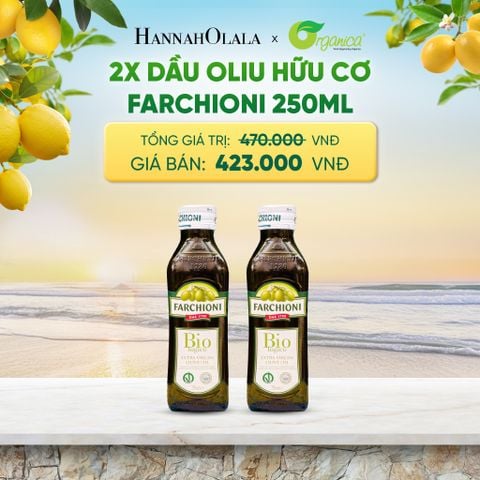  DẦU OLIU HỮU CƠ FARCHIONI 250ML - DEAL 23 