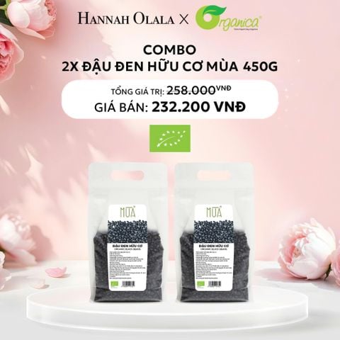  E154: DEAL 12: COMBO 2 X ĐẬU ĐEN HỮU CƠ MÙA 450G 