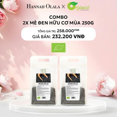  E157: DEAL 15: COMBO 2 X MÈ ĐEN HỮU CƠ MÙA 250G 