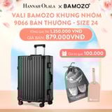  A57_DEAL 2: VALI BAMOZO KHUNG NHÔM 9066 BẢN THƯỜNG (TẶNG TÚI ĐỰNG GIÀY + TAG VALI DA) 