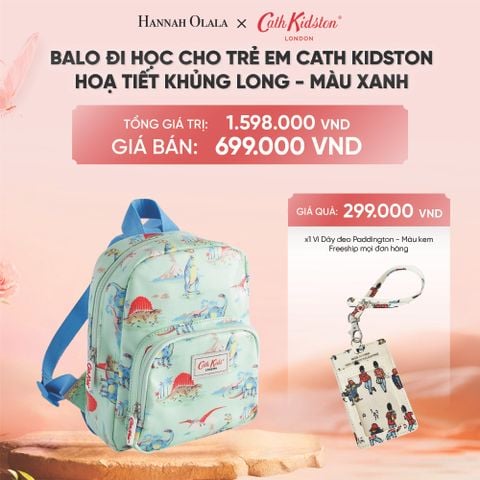  DEAL 3: BALO CHO BÉ ĐI HỌC CATH KIDSTON PHONG CÁCH VINTAGE ANH QUỐC 