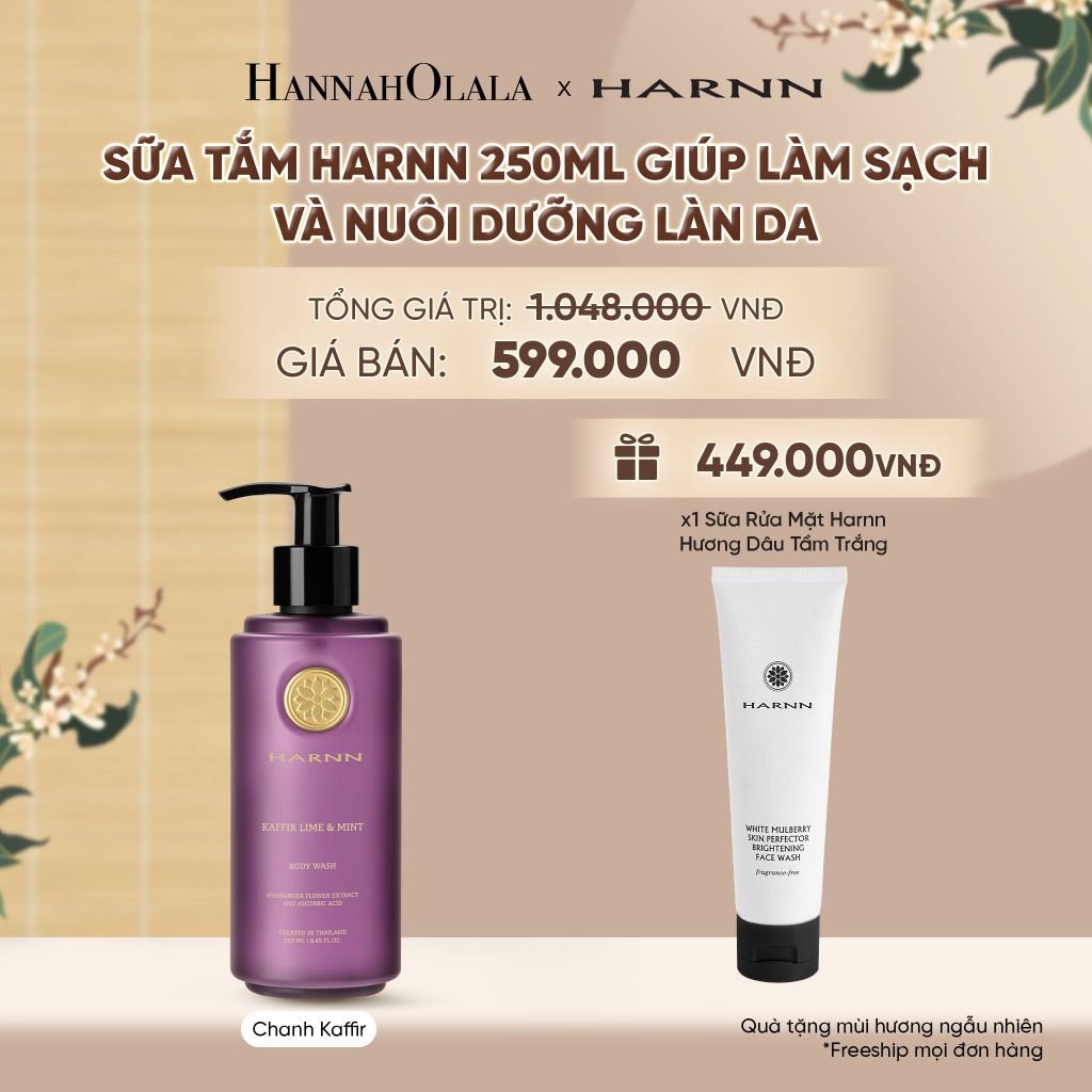  SỮA TẮM HARNN 250ML GIÚP LÀM SẠCH VÀ NUÔI DƯỠNG LÀN DA - A2348 