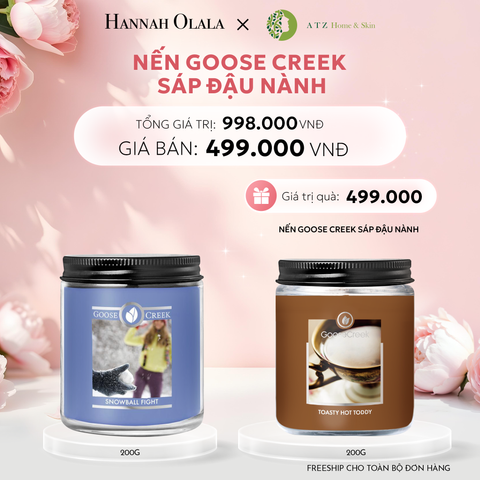  E571: DEAL 3: NẾN GOOSE CREEK SÁP ĐẬU NÀNH 200G 