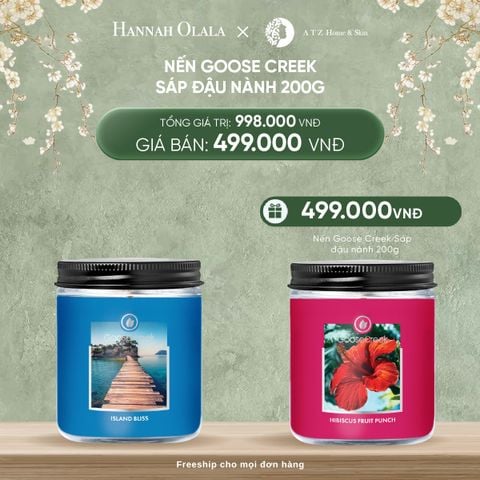  DEAL 3: MUA NẾN GOOSE CREEK SÁP ĐẬU NÀNH 200G 