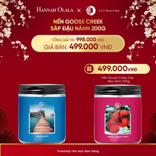 A215_DEAL 3: MUA NẾN GOOSE CREEK SÁP ĐẬU NÀNH 200G 
