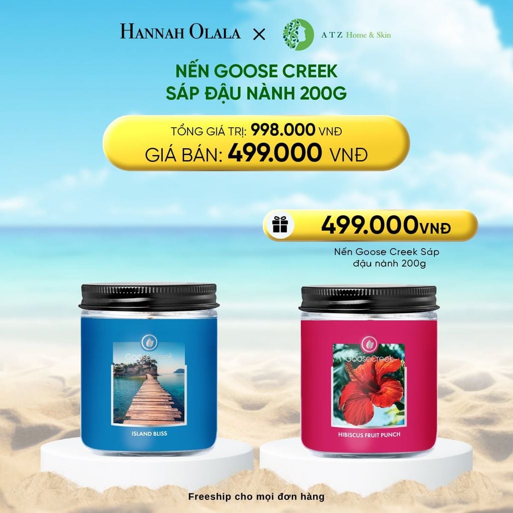  DEAL 3: MUA NẾN GOOSE CREEK SÁP ĐẬU NÀNH 200G 