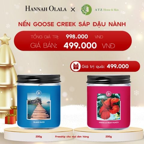  DEAL 3: MUA NẾN GOOSE CREEK SÁP ĐẬU NÀNH 200G GIÁ 499.000Đ MUA 1 TẶNG 1
(CHỌN THÊM MÙI NOTE TRONG GHI CHÚ) 