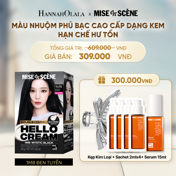  KEM NHUỘM PHỦ BẠC CAO CẤP HELLO CREAM DOUBLE COVER - A381 
