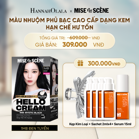  KEM NHUỘM PHỦ BẠC CAO CẤP HELLO CREAM DOUBLE COVER - A381 