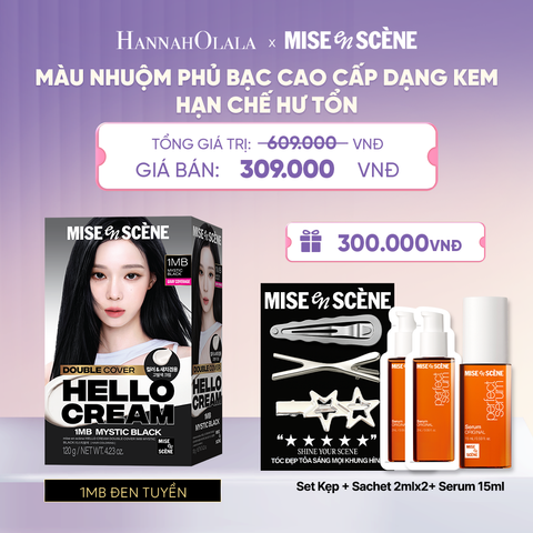  KEM NHUỘM PHỦ BẠC CAO CẤP HELLO CREAM DOUBLE COVER - H014 