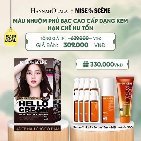  KEM NHUỘM PHỦ BẠC CAO CẤP HELLO CREAM DOUBLE COVER - A1682 
