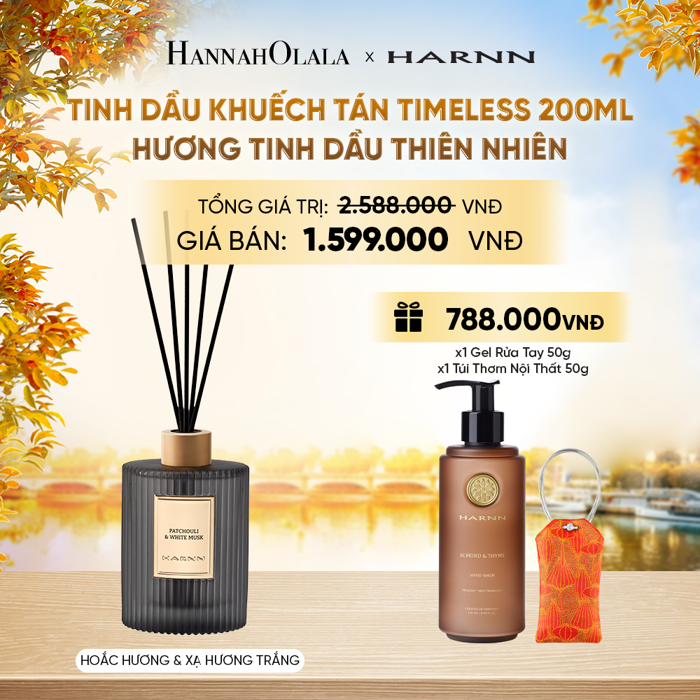  TINH DẦU KHUẾCH TÁN TIMELESS 200ML HƯƠNG TINH DẦU THIÊN NHIÊN NÂNG TẦM KHÔNG GIAN SỐNG 
