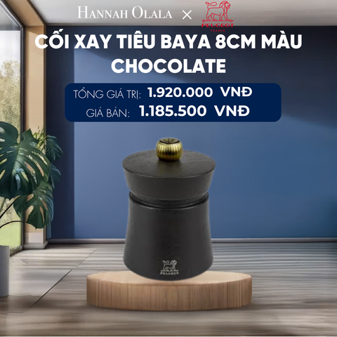  CỐI XAY TIÊU BAYA 8CM
MÀU CHOCOLATE 