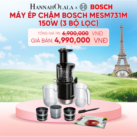  MÁY ÉP CHẬM BOSCH MESM731M - 150W (3 BỘ LỌC) - B211 