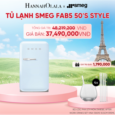  TỦ LẠNH SMEG FAB5 50'S STYLE - B180 