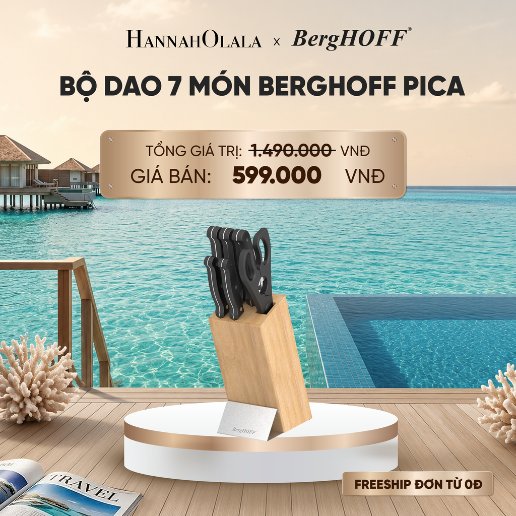  BỘ DAO 7 MÓN BERGHOFF PICA_ D1534 