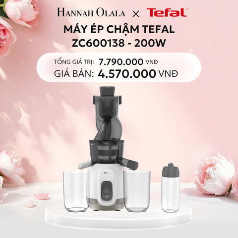  E306: DEAL 27: MÁY ÉP CHẬM TEFAL ZC600138 - 200W 