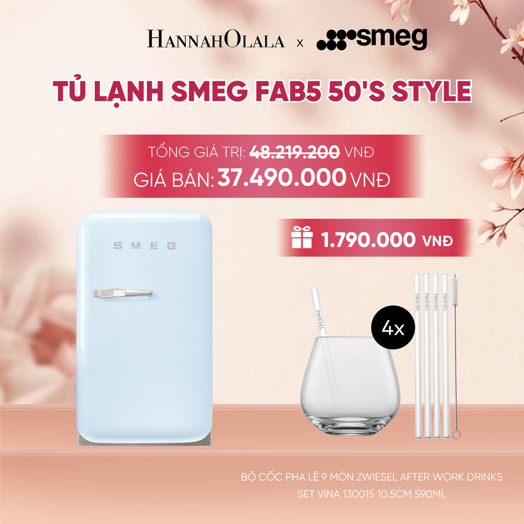  TỦ LẠNH SMEG FAB5 50'S STYLE - A2308 
