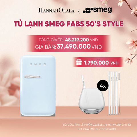  TỦ LẠNH SMEG FAB5 50'S STYLE - A2308 