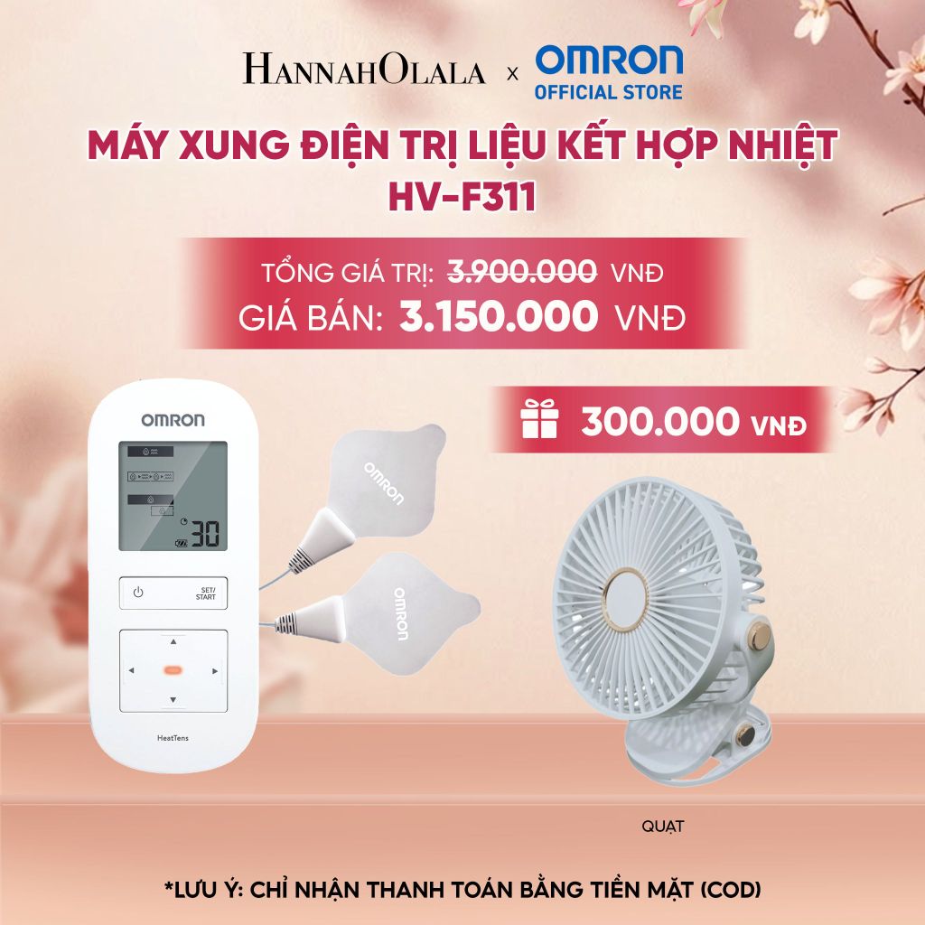  MÁY XUNG ĐIỆN TRỊ LIỆU KẾT HỢP NHIỆT OMRON HV-F311 - A1109 