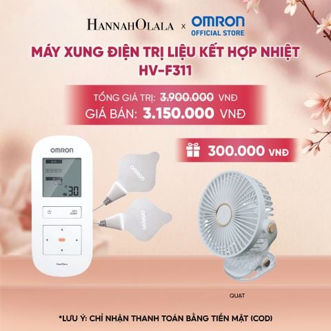  MÁY XUNG ĐIỆN TRỊ LIỆU KẾT HỢP NHIỆT OMRON HV-F311 - A1109 