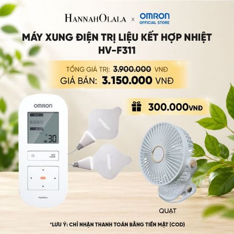  MÁY XUNG ĐIỆN TRỊ LIỆU KẾT HỢP NHIỆT OMRON HV-F311 