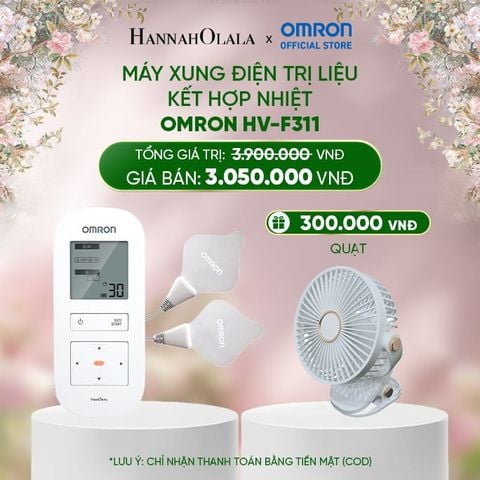  DEAL 5: MÁY XUNG ĐIỆN TRỊ LIỆU KẾT HỢP NHIỆT OMRON HV-F311 