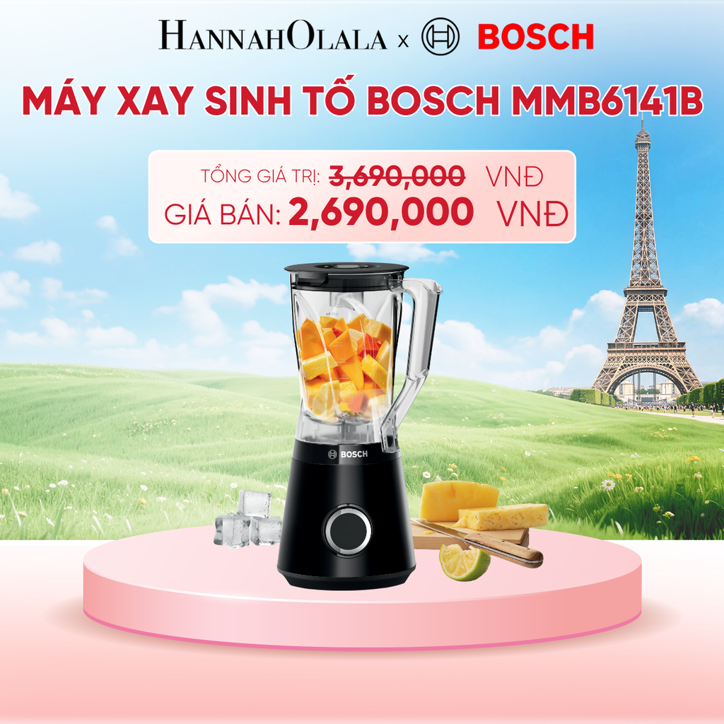  MÁY XAY SINH TỐ BOSCH MMB6141B - B212 