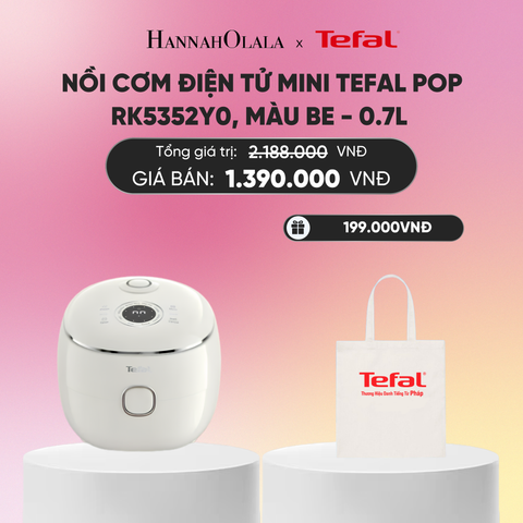  NỒI CƠM ĐIỆN TỬ MINI TEFAL POP - 0.7L_A386 