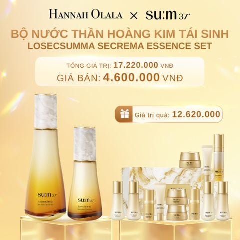  C637_DEAL 31: BỘ NƯỚC THẦN HOÀNG KIM TÁI SINH SU:M37 LOSECSUMMA SECREMA ESSENCE SET 