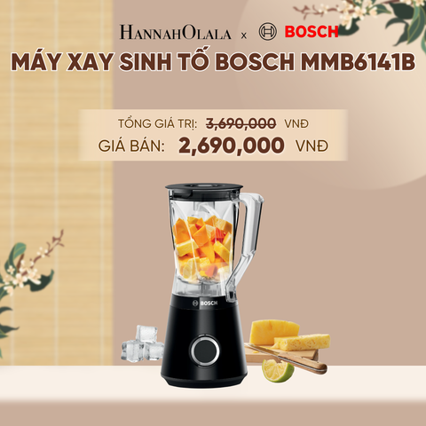  MÁY XAY SINH TỐ BOSCH MMB6141B - A1307 