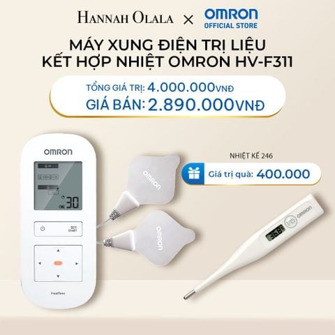  DEAL 7: MÁY XUNG ĐIỆN TRỊ LIỆU KẾT HỢP NHIỆT OMRON HV-F311 