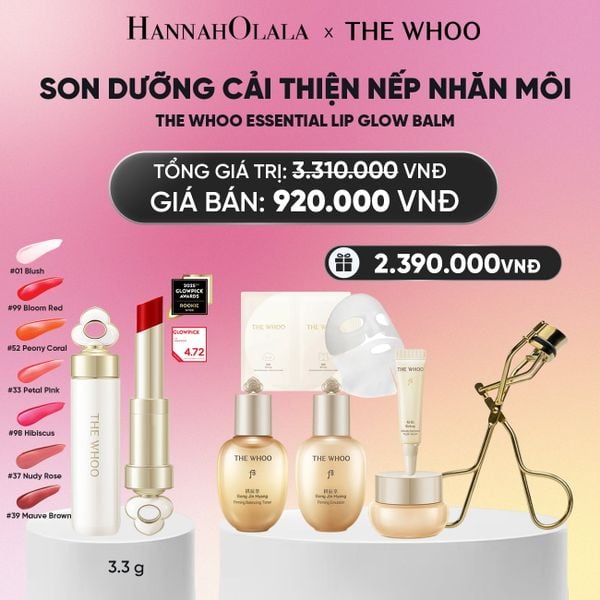  SON DƯỠNG CẢI THIỆN NẾP NHĂN MÔI THE WHOO ESSENTIAL LIP GLOW BALM_ A182 