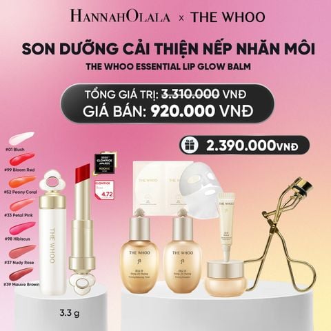  SON DƯỠNG CẢI THIỆN NẾP NHĂN MÔI THE WHOO ESSENTIAL LIP GLOW BALM_A182 