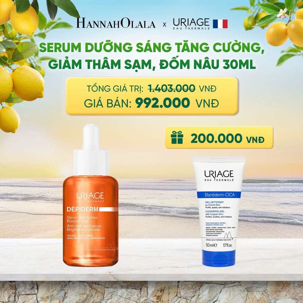  SERUM DƯỠNG SÁNG TĂNG CƯỜNG, GIẢM THÂM SẠM, ĐỐM NÂU DÉPIDERM ANTI-DARK SPOT BRIGHTENING BOOSTER 30ML - A1594 