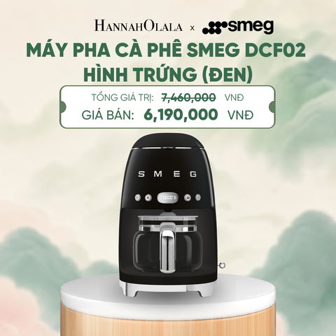  MÁY PHA CÀ PHÊ SMEG DCF02 HÌNH TRỨNG - A1871 