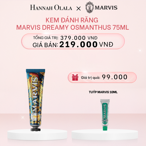  E508_DEAL 3: Kem đánh răng Marvis tuýp Fullsize 75/85ml Trắng răng thơm miệng 