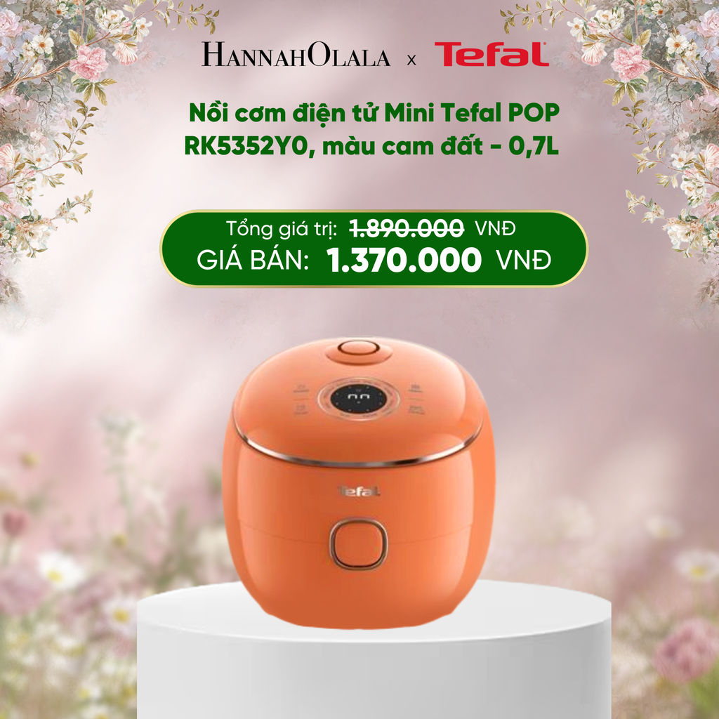  E280_DEAL 23: NỒI CƠM ĐIỆN TỬ MINI TEFAL POP RK5352Y0, 0.7L 