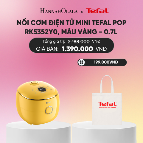  NỒI CƠM ĐIỆN TỬ MINI TEFAL POP - 0.7L_A386 