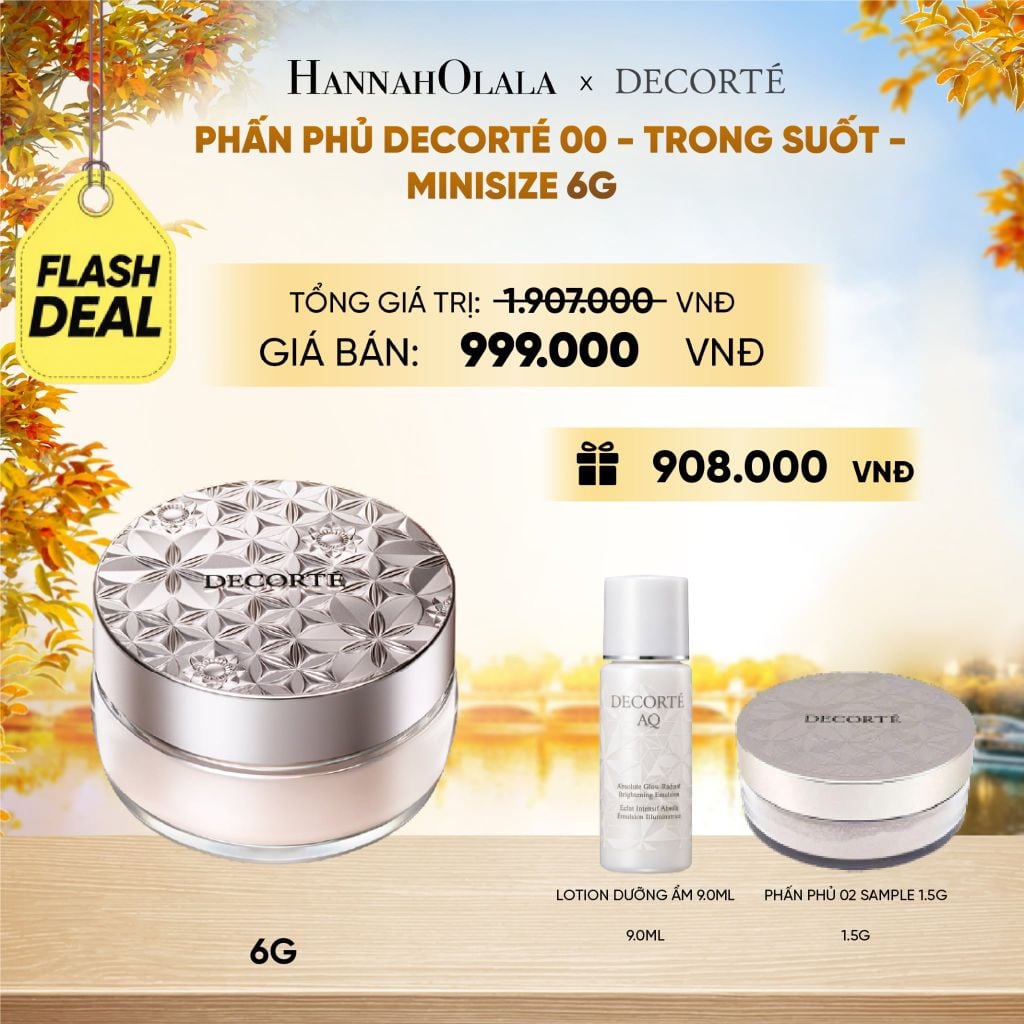  [FLASH DEAL] PHẤN PHỦ DECORTÉ MINISIZE - E1084 