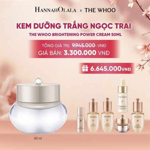  KEM DƯỠNG TRẮNG NGỌC TRAI THE WHOO BRIGHTENING POWER CREAM 50ML - A411 