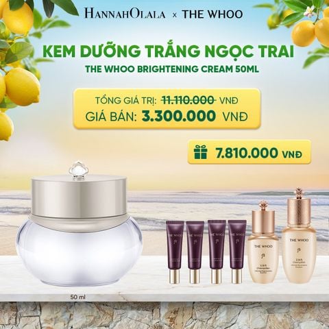  KEM DƯỠNG TRẮNG NGỌC TRAI THE WHOO BRIGHTENING POWER CREAM 50ML - A37 