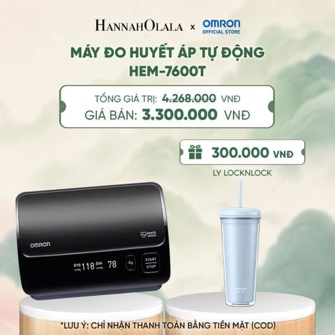  MÁY ĐO HUYẾT ÁP TỰ ĐỘNG OMRON HEM-7600T - DEAL 3 - A1028 